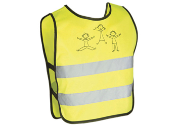 BRN Gilet Rifrangente Baby-giallo